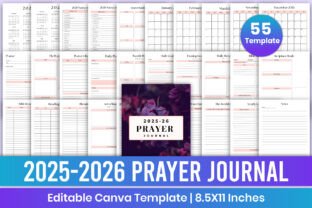 2025-26 Prayer Journal Canva Template Graphic by Mustafiz · Creative ...