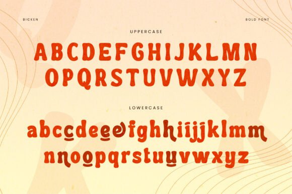 Bicken Font - Preview 6