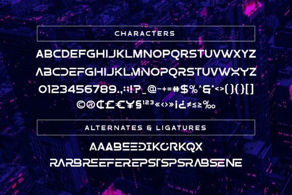 Droxen Font - Preview 6