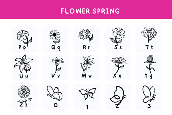 Flower Spring Font - Preview 2