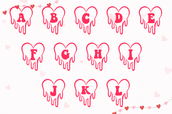 Heart Valentine Font - Preview 1