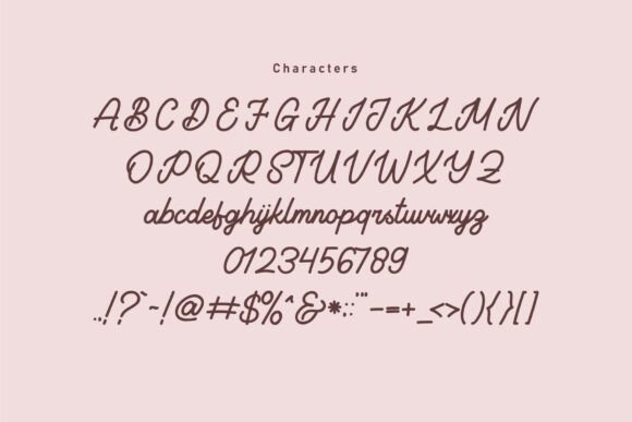 Holiday Maria Font PNG with transparent background - Preview 6