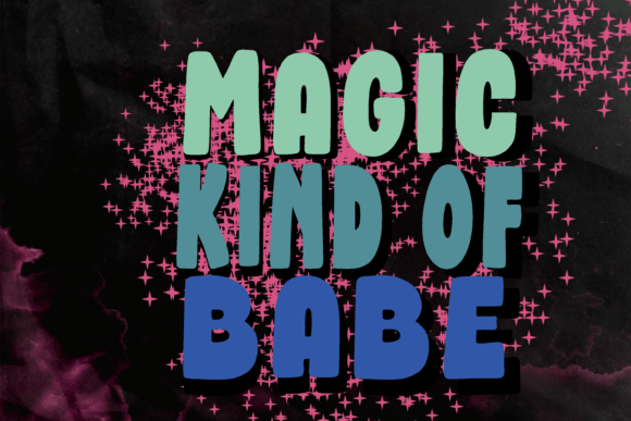 Magic Babe Font PNG with transparent background - Preview 1