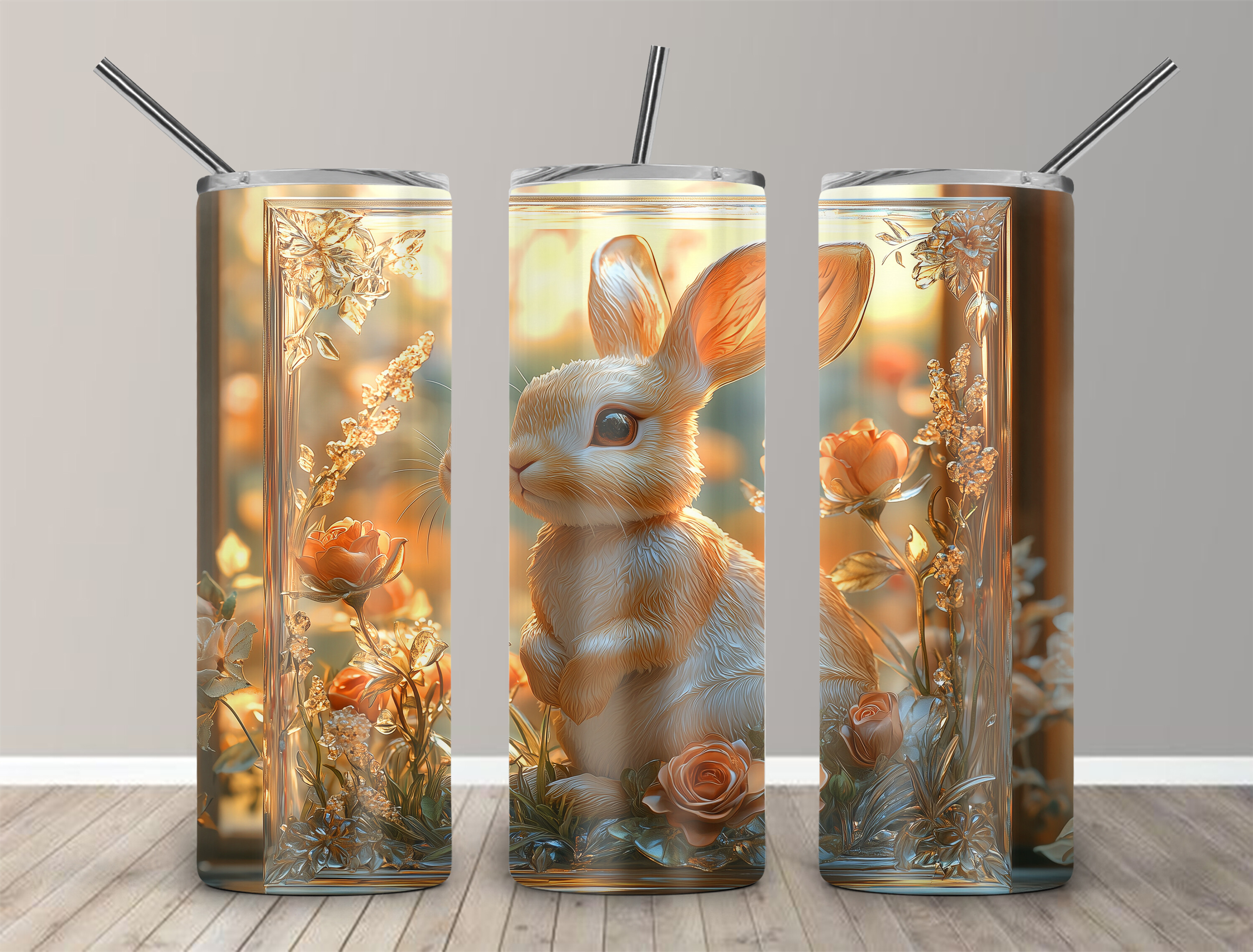 Rabbit Tumbler Wrap 20oz Png Graphic by Carpentry HAT · Creative Fabrica