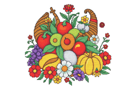 Thanksgiving Vegetable and Flowers