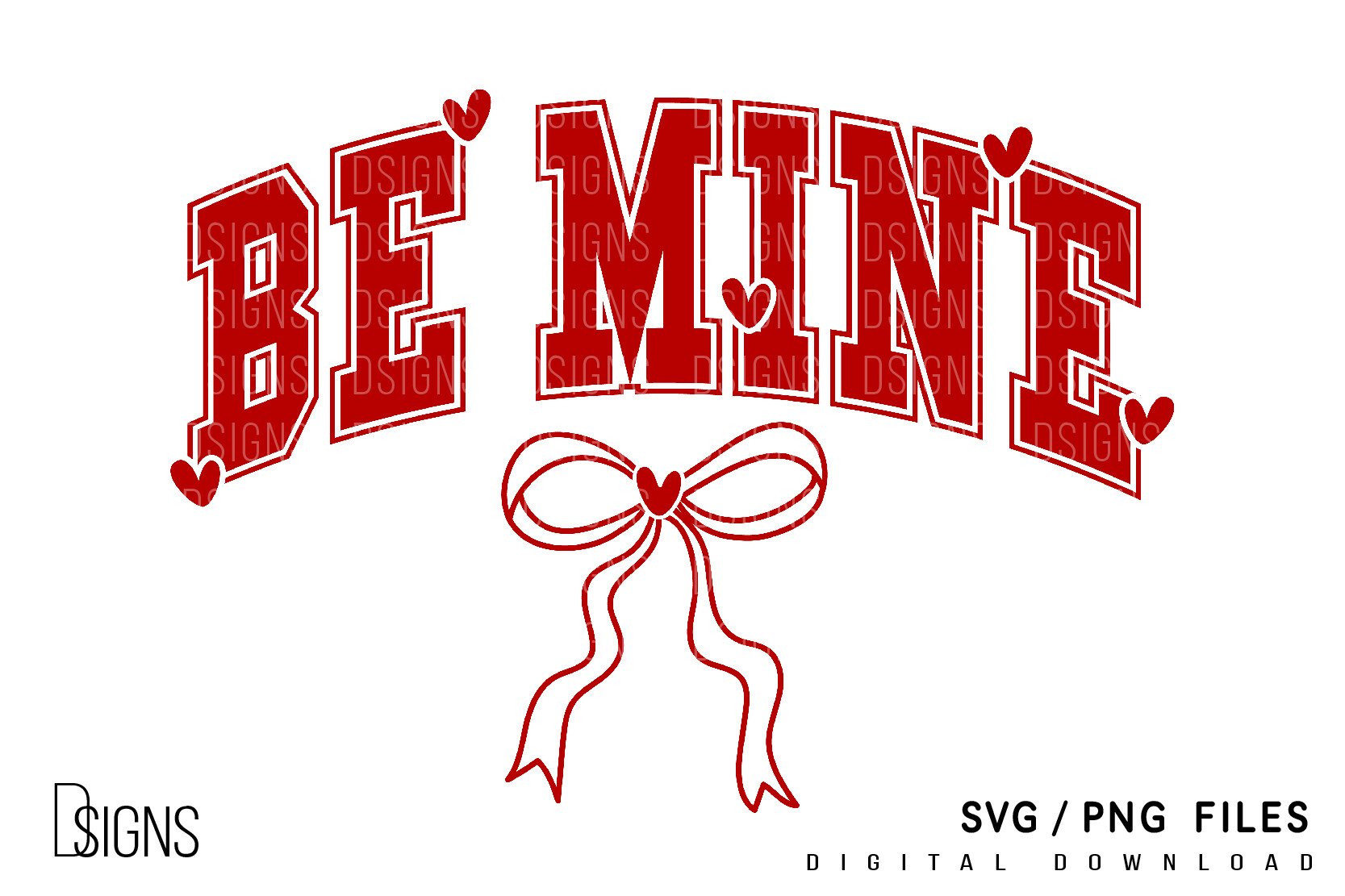 Valentine's Day Svg Be Mine Png Coquette Graphic by DSIGNS · Creative ...
