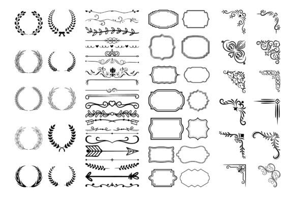 Vintage Calligraphic Elements.