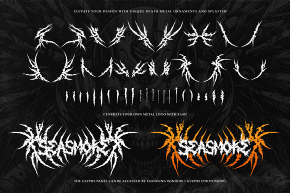 Balerion Font PNG with transparent background - Preview 6
