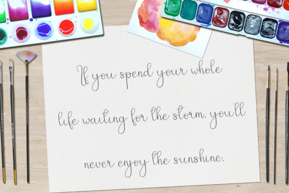 Beauty Snowing Font - Preview 2