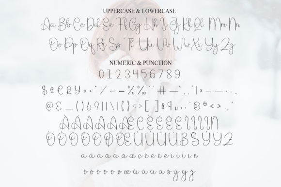Beauty Snowing Font - Preview 6