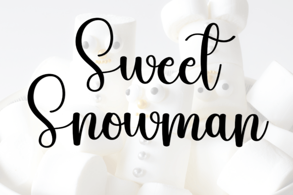 Bestina Snowman Font - Preview 6