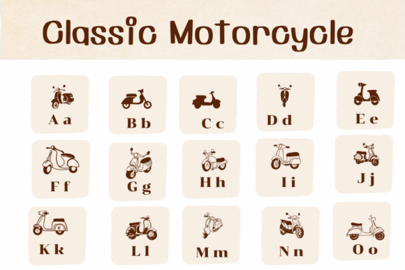 Classic Motorcycle Font - Preview 1
