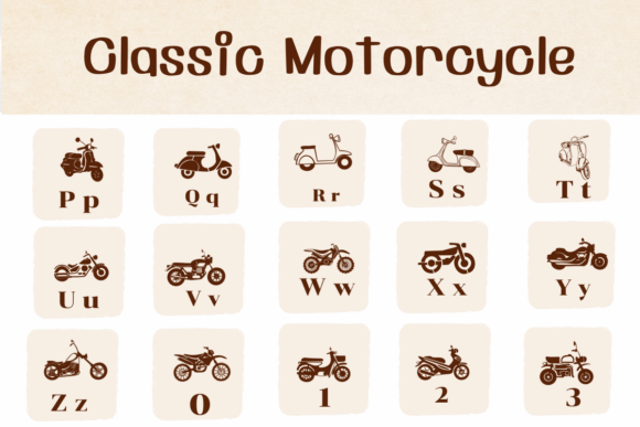 Classic Motorcycle Font - Preview 2