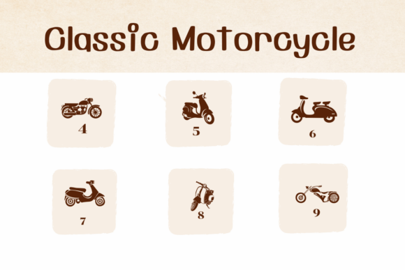Classic Motorcycle Font - Preview 3