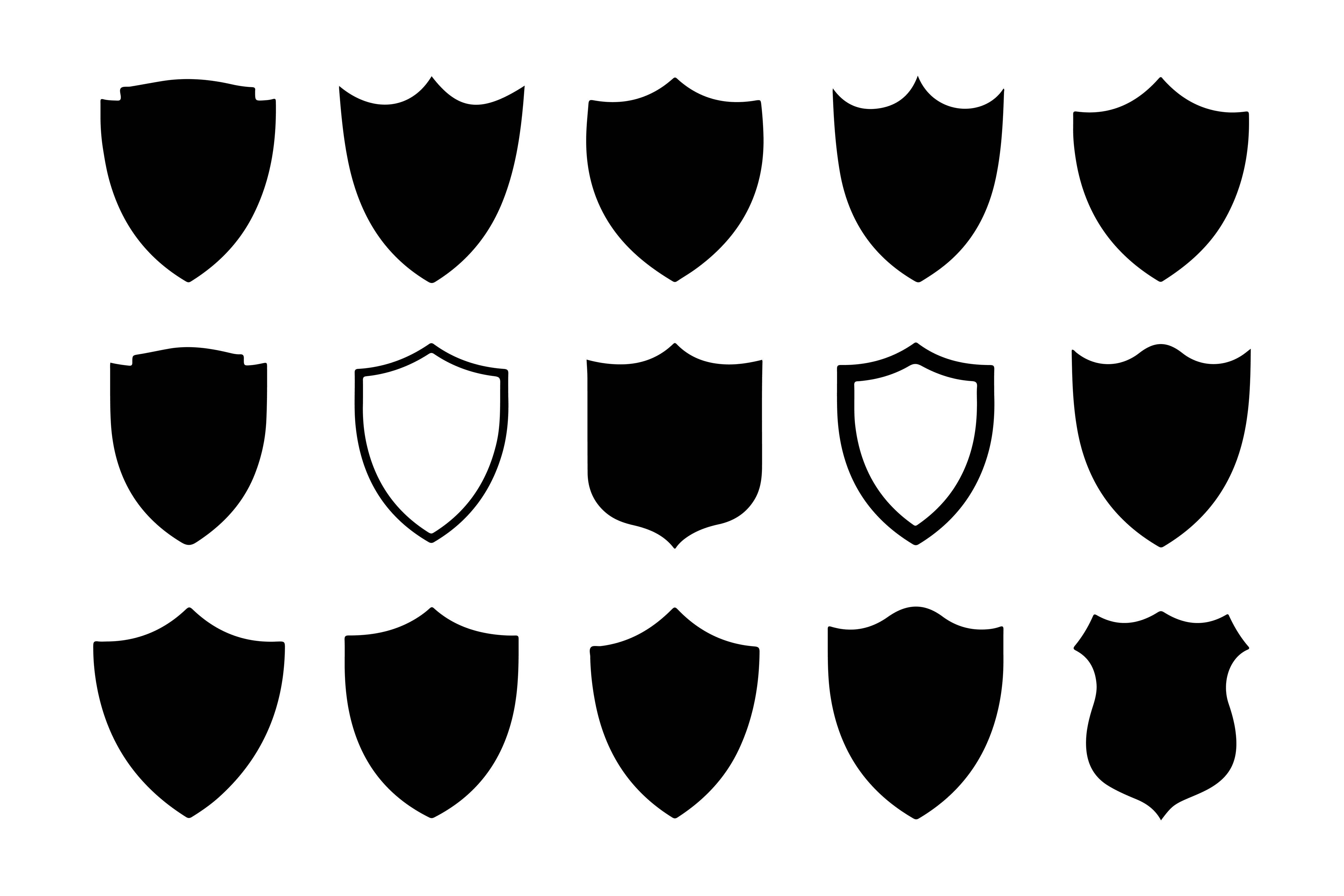Collection of Versatile Shield Designs Graphic by Designs River ...