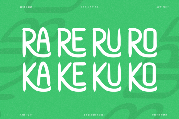 Drobo Boreo Font PNG with transparent background - Preview 4