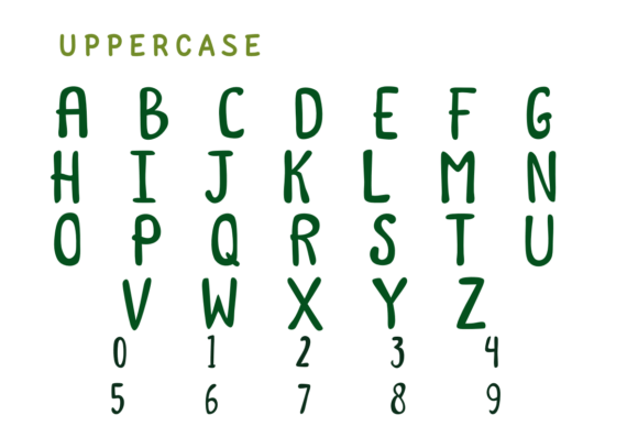 Happy St Patrick Font PNG with transparent background - Preview 2