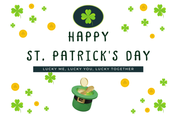 Happy St Patrick Font PNG with transparent background - Preview 6