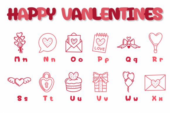 Happy Valentine Font - Preview 2