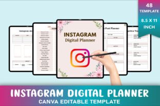Instagram Digital Planner Canva Template Graphic by KDP GALLERY ...