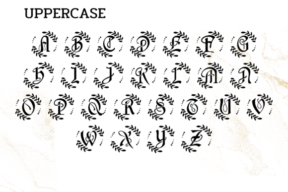 Lanterns Font PNG with transparent background - Preview 1