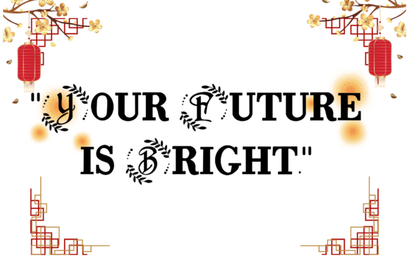 Lanterns Font PNG with transparent background - Preview 3