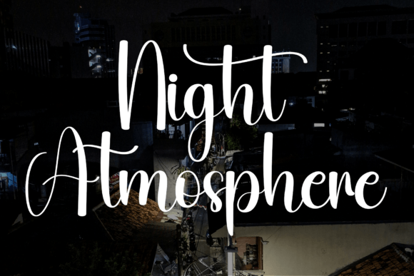 Night Friday Font PNG with transparent background - Preview 6