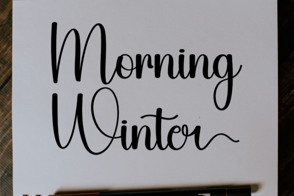 Original Winter Font PNG with transparent background - Preview 4