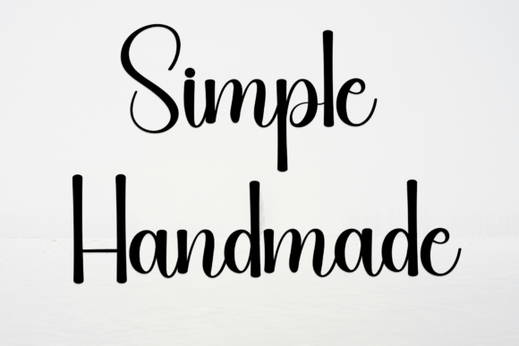 Paradise Handmade Font PNG with transparent background - Preview 4