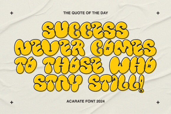 Acareta Font - Preview 2