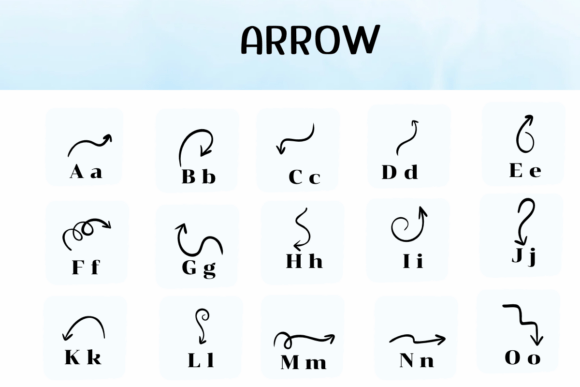 Arrow Font - Preview 1