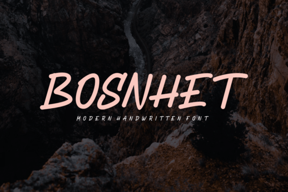 Bosnhet Font - Preview 2