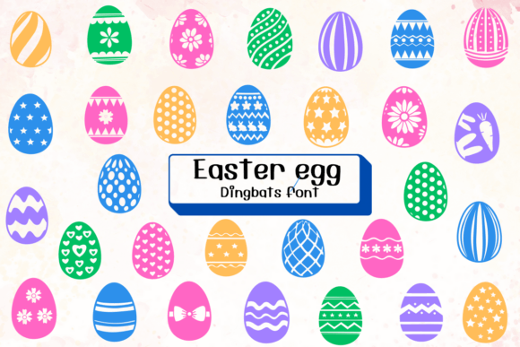 Preview of Easter Egg dingbat font