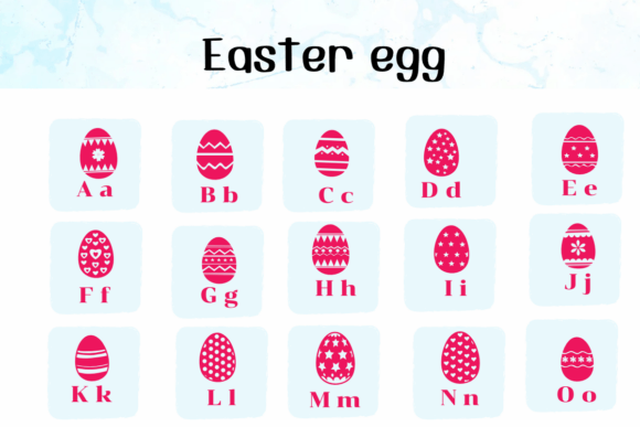 Easter Egg Font - Preview 1