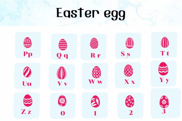Easter Egg Font - Preview 2
