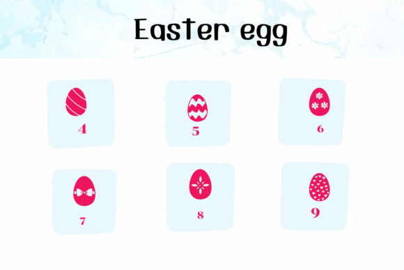 Easter Egg Font - Preview 3