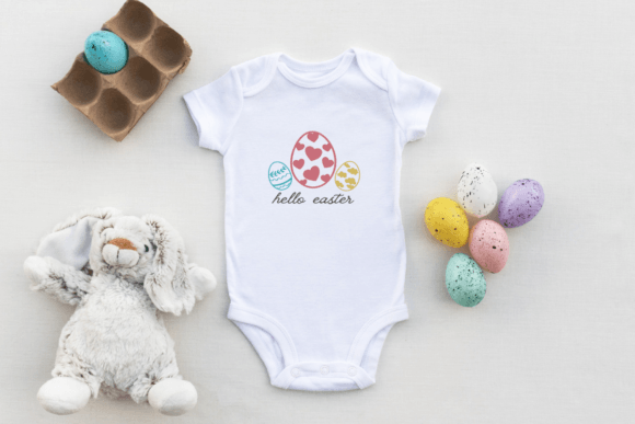Easter Egg Doodle Font PNG with transparent background - Preview 1