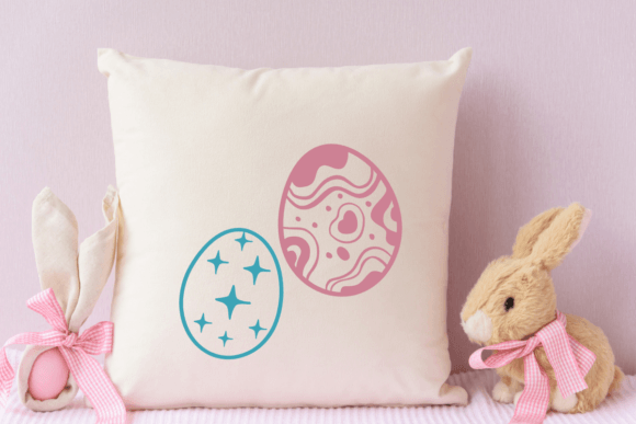 Easter Egg Doodle Font PNG with transparent background - Preview 3