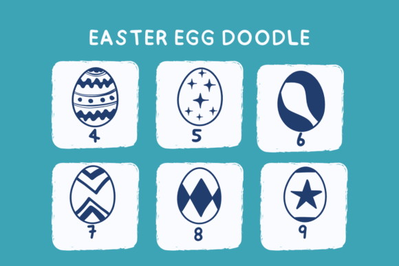 Easter Egg Doodle Font - Preview 6