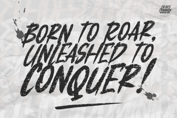 Echoes Dominion Font PNG with transparent background - Preview 5