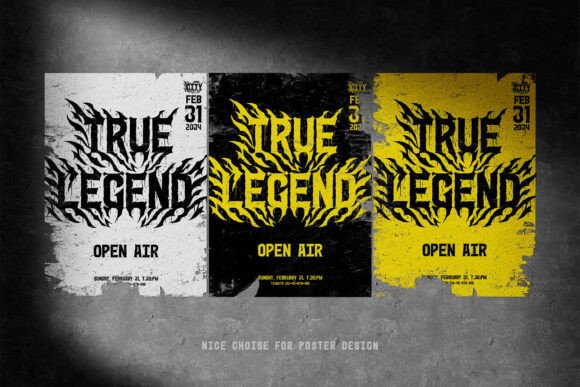 Feral Raven Font - Preview 3