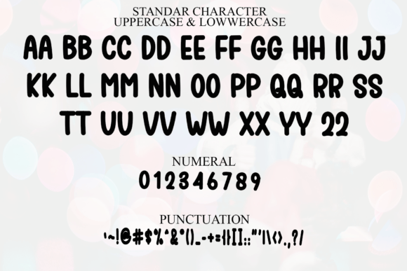 Firework Font - Preview 2