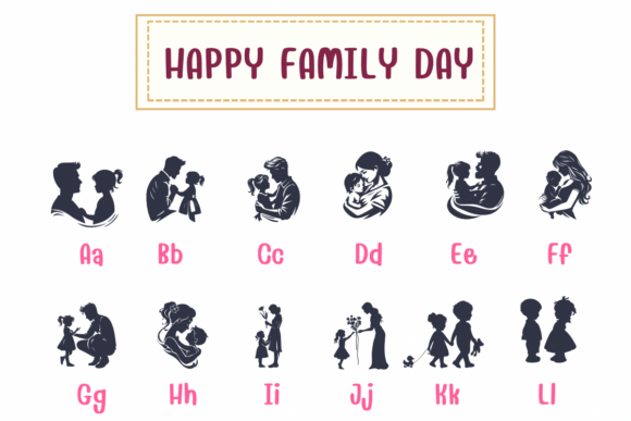 Happy Family Day Font - Preview 1