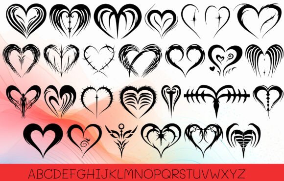 Heart Indian Font - Preview 1