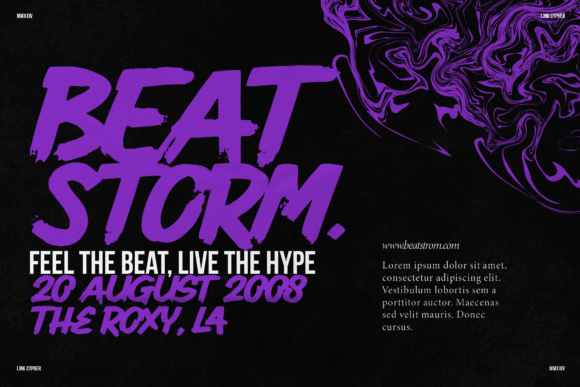 Link Cypher Font PNG with transparent background - Preview 3