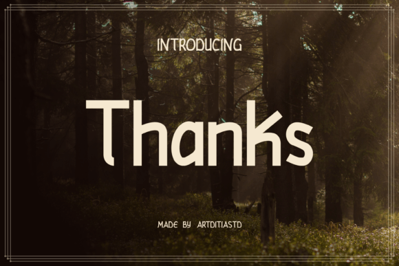 Pandoz Font PNG with transparent background - Preview 2