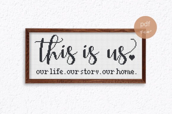This is Us Cross Stitch Pattern PDF