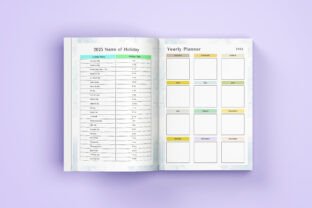 2025 Weekly Planner Canva Graphic by designmela01 · Creative Fabrica