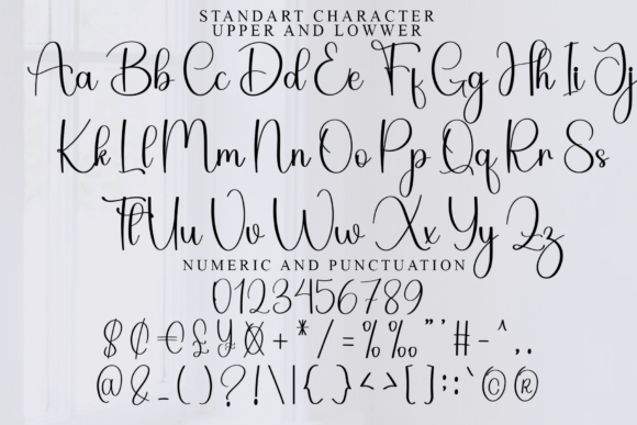 Beautiful Ornaments Font PNG with transparent background - Preview 4
