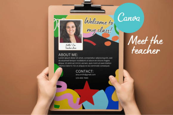 Canva Template Meet the Teacher